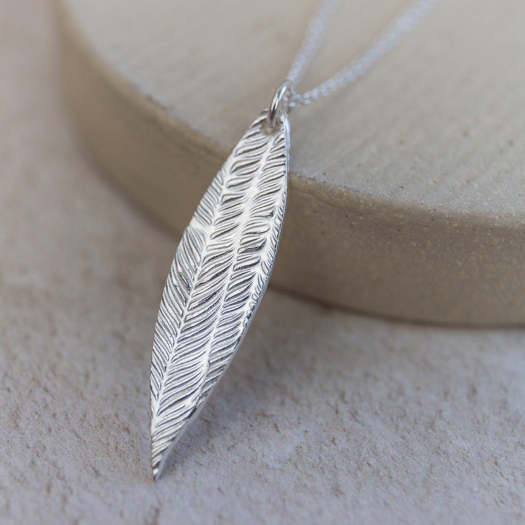 Sterling Silver Palm Pendant