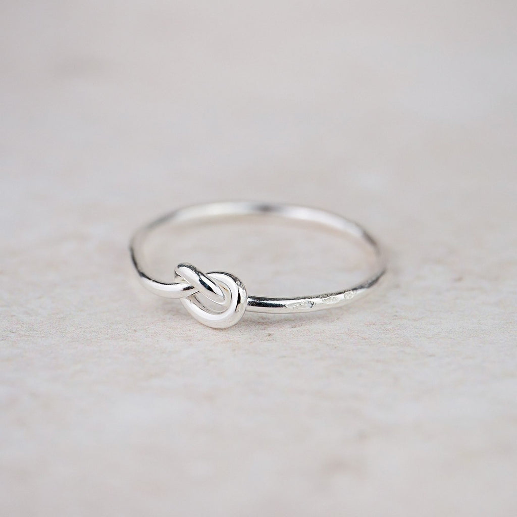 Sterling Silver Love Knot Ring