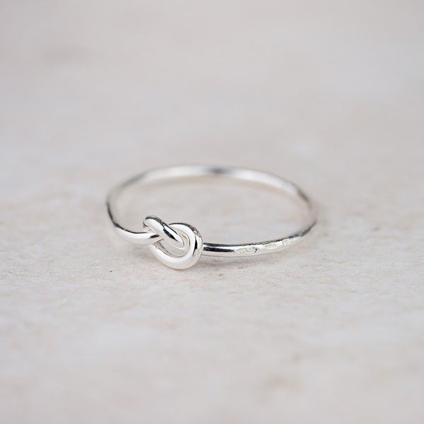 Sterling Silver Love Knot Ring