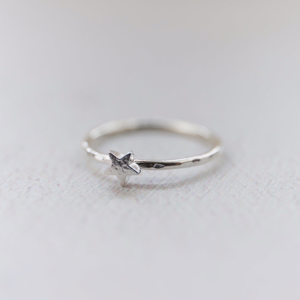 Sterling Silver Mini Star Ring