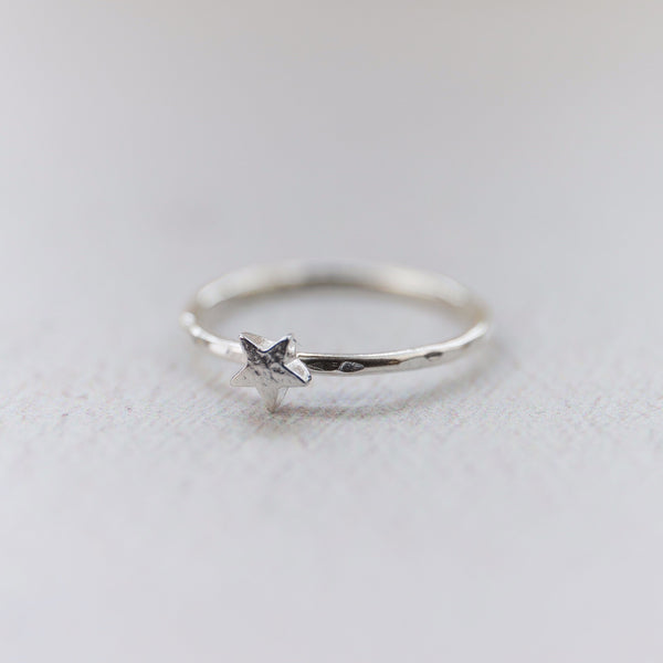 Sterling Silver Mini Star Ring