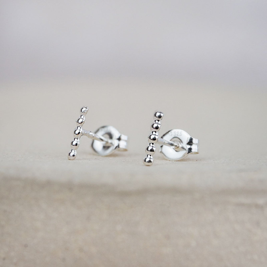 Sterling Silver Mini Dotty Stick Studs